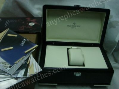 Replacement Patek Philippe Watch box -  Black Wood Patek Philippe Box